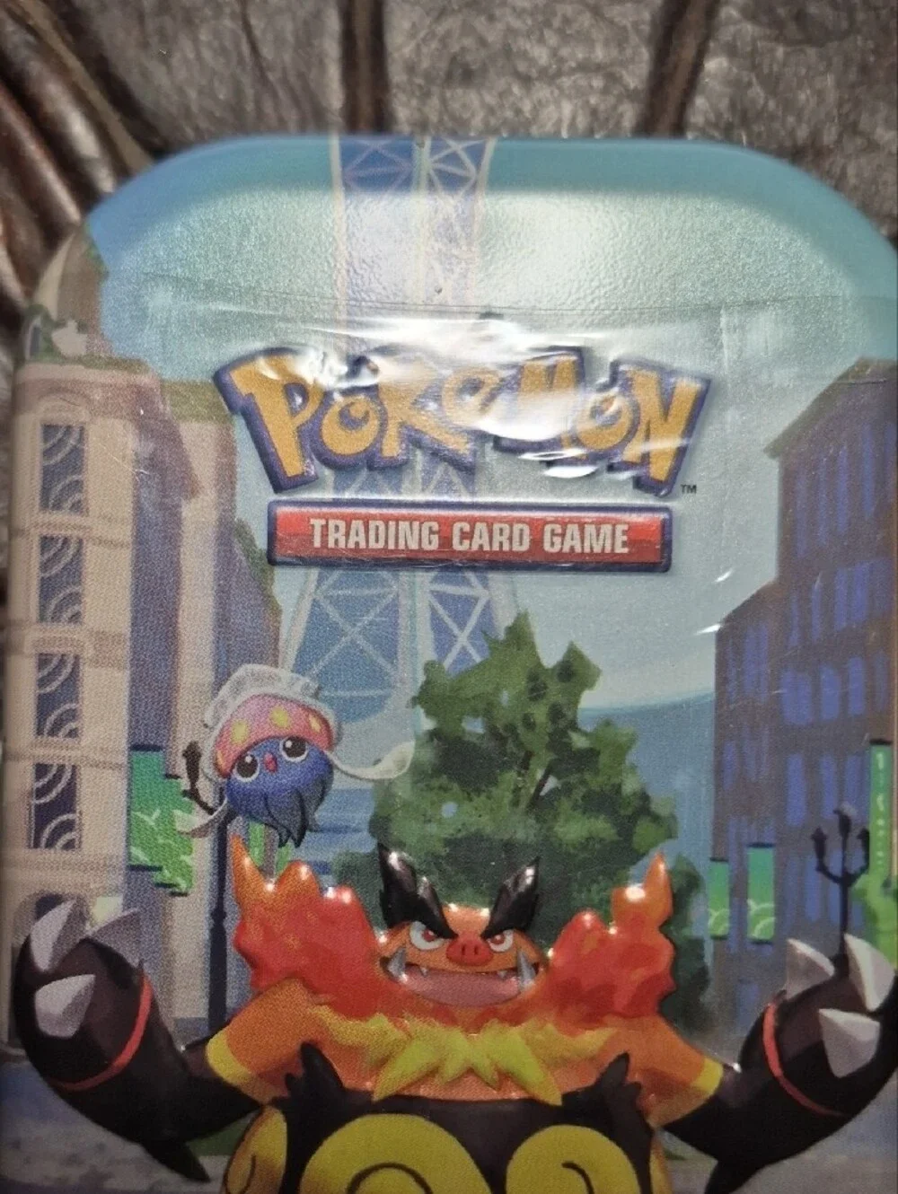 Pokemon Emboar Lumiose City Trading Card Tin